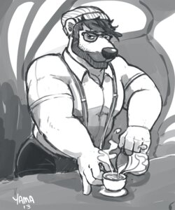 Rating: Safe Score: 0 Tags: 2013 anthro bear beard beverage biceps big_muscles biped bottomwear clothed clothing e621 ear_piercing eyewear facial_hair fully_clothed fur glasses greyscale hair hat headgear headwear holding_object looking_at_viewer male mammal monochrome muscular muscular_anthro muscular_male pants pecs piercing pose shirt solo standing topwear wolfyama User: bunchy7s Rating: Safe Score: 0 Tags: 2013 anthro bear beard beverage biceps big_muscles biped bottomwear clothed clothing e621 ear_piercing eyewear facial_hair fully_clothed fur glasses greyscale hair hat headgear headwear holding_object looking_at_viewer male mammal monochrome muscular muscular_anthro muscular_male pants pecs piercing pose shirt solo standing topwear wolfyama User: bunchy7s
