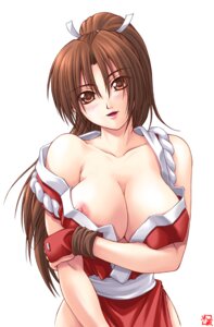 Rating: Explicit Score: 0 Tags: breasts brown_eyes brown_hair cleavage fatal_fury female female_only human kagehara_hanzou king_of_fighters mai_shiranui nipple_slip nipples rule34 solo User: bunchy7s