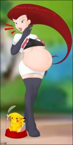 Rating: Questionable Score: 0 Tags: boots female high_heel_boots human human_only jessie_(pokemon) long_hair nintendo pikachu pokemon pregnant pregnant_belly pregnant_female ready_to_pop red_hair rule34 sarurox team_rocket thigh_boots villainess User: bunchy7s