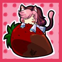 Rating: Safe Score: 0 Tags: 1:1 abstract_background animal_humanoid armwear border brown_body brown_fur brown_hair cat_humanoid chibi clothed clothing detached_sleeves dipstick_tail domestic_cat dress e621 eating eyes_closed felid felid_humanoid feline feline_humanoid felis female food front_view fruit fully_clothed fur hair humanoid low_res mammal mammal_humanoid markings micro multicolored_hair multicolored_tail om_nom_nom on_food outline pink_background pink_body pink_fur pink_hair plant raised_tail red_border simple_background solo strawberry tail tail_markings tan_body tan_skin thumbnail toony yesi-chan User: bunchy7s