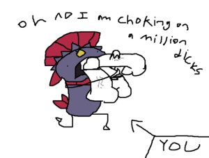 Rating: Explicit Score: 0 Tags: 1000_hours_in_ms_paint aliasing ambiguous_anthro ambiguous_gender anthro anthro_focus balls black_text dialogue digital_media_(artwork) directional_arrow disembodied_penis dot_eyes e621 english_text erection fellatio frown generation_4_pokemon genitals grandfathered_content group handwritten_text holding_penis humanoid_genitalia humanoid_penis insult insulting_viewer male microsoft_paint_(artwork) nintendo open_frown open_mouth oral paint penetration penile penis penis_in_mouth pokemon pokemon_(species) sex simple_background simple_eyes solid_circle_eyes solo_focus text triple_oral triple_penetration unknown_artist vein veiny_penis weavile what white_background User: bunchy7s