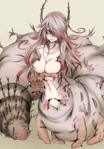 Rating: Questionable Score: 0 Tags: arthropod blush breasts e621 female hair hair_over_eye hi_res humanoid insect looking_at_viewer monster monster_girl_(genre) multi_limb one_eye_obstructed red_hair solo unknown_artist yellow_eyes User: bunchy7s