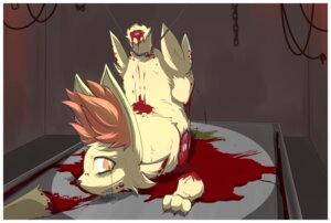 Rating: Explicit Score: 0 Tags: ambiguous_gender amputee blood bodily_fluids border canid canine crying death digital_media_(artwork) disability e621 fadingsky fennekin feral fur generation_6_pokemon gore grotesque_death kemono mammal nightmare_fuel nintendo orange_eyes pain pokemon pokemon_(species) solo tears torture white_border yellow_body yellow_fur User: bunchy7s