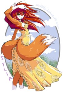 Rating: Safe Score: 0 Tags: 2007 2_tails anthro belly button_dress canid canine character_name clothed clothing digital_media_(artwork) dipstick_ears dipstick_tail dress e621 ear_markings eye_through_hair female field firekitty floral_pattern floral_print flowing_hair fox front-tie_clothing fully_clothed fur green_eyes hair jewelry long_hair mammal markings multi_tail multicolored_body multicolored_ears multicolored_fur multicolored_tail necklace orange_body orange_ears orange_fur orange_tail outside pattern_clothing pattern_dress portrait print_clothing print_dress red_hair shading_eyes sky solo sylia tail tail_markings text three-quarter_portrait translucent translucent_hair two_tone_body two_tone_ears two_tone_fur two_tone_tail unbuttoned url white_belly white_body white_ears white_fur white_tail wind yellow_clothing yellow_dress User: bunchy7s