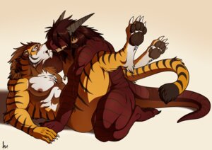 Rating: Explicit Score: 0 Tags: 2014 abs anthro anthro_on_anthro biceps big_muscles claws digitigrade dragon duo e621 ear_piercing facial_hair felid fileossur from_front_position fur hair horn kissing lying male male/male mammal missionary_position muscular muscular_male mythological_creature mythological_scalie mythology nipple_piercing nipple_ring nipples nude on_back pantherine pecs piercing red_body red_skin ring_piercing rossciaco scalie sex simple_background stripes tail thick_thighs tiger white_background User: bunchy7s