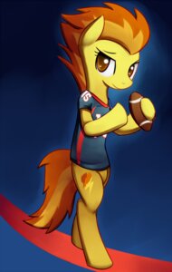 Rating: Safe Score: 0 Tags: 2012 american_football ball biped clothing cutie_mark denver_broncos digital_media_(artwork) e621 equid equine female feral friendship_is_magic gridiron_ball hair hasbro holding_ball holding_object horse looking_at_viewer mammal multicolored_hair my_little_pony negativefox nfl pony solo spitfire_(mlp) sport tail wonderbolts_(mlp) User: bunchy7s