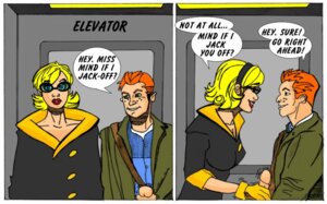 Rating: Explicit Score: 0 Tags: 1boy 1girls 2_panel_comic 2d artist_request batman_(series) clothed clothed_female clothed_male color comic dc dc_comics dialogue english_text female freckles glasses grabbing_penis hairband harleen_quinzel harley_quinn jimmy_olsen light-skinned_female light-skinned_male light_skin male orange_hair penis red_lips rule34 speech_bubble straight superman_(series) tagme User: bunchy7s