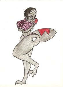 Rating: Questionable Score: 0 Tags: 2013 anthro arachnid araneomorph arthropod big_breasts big_butt black_hair black_widow_spider breasts butt clothed clothing e621 female hair hi_res liave_demontoro looking_at_viewer navel non-mammal_breasts panties redgreenfluffball simple_background skimpy smile solo spider theridiid tight_clothing tongue underwear white_background wide_hips widow_spider yellow_eyes User: bunchy7s