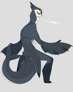 Rating: Safe Score: 0 Tags: 4:5 ambiguous_gender angry anthro aquatic e621 fish matea red_eyes simple_background solo User: bunchy7s