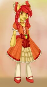 Rating: Safe Score: 0 Tags: accessory alternative_fashion anthro apple apple_bloom_(mlp) biped bow_(feature) bow_accessory bow_ribbon clothed clothing country_lolita dress e621 earth_pony equid equine female food footwear friendship_is_magic fruit fur hair hair_accessory hair_bow hair_ribbon hasbro horse j-fashion legwear lolita_(fashion) lolita_dress long_hair looking_at_viewer mammal mary_janes misukitty my_little_pony open_mouth plant pony puffy_sleeves red_hair ribbons shoes smile solo standing stockings unavailable_at_source young young_anthro User: bunchy7s
