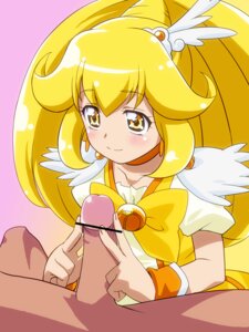 Rating: Explicit Score: 0 Tags: blonde_hair blush censored choker clothing cure_peace double_v dress farge female hair_ornament handjob highres long_hair magical_girl male penis pointless_censoring ponytail precure pretty_cure rule34 smile smile_precure tied_hair uncensored v wrist_cuffs yayoi_kise yellow_dress yellow_eyes User: bunchy7s