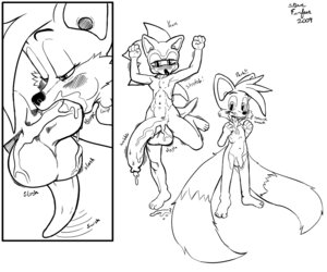 Rating: Explicit Score: 0 Tags: 2009 anthro canine fellatio fox fur hedgehog interspecies male male_only mammal monochrome multiple_males nude oral penis rule34 sonic_(series) sonic_the_hedgehog steve_farfan tails tails_the_fox yaoi User: bunchy7s