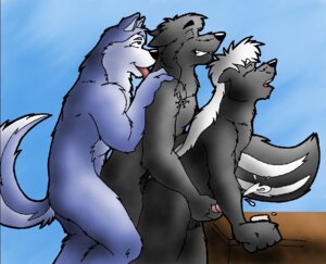 Rating: Explicit Score: 0 Tags: anal anal_penetration anthro anthro_on_anthro anthro_penetrated anthro_penetrating anthro_penetrating_anthro black_body black_fur black_nose bodily_fluids cameronwolfe canid canine canis cum cumshot domestic_dog e621 ejaculation erection fur genital_fluids genitals group group_sex handjob handjob_while_penetrating husky lucky_pierre male male/male male_penetrated male_penetrating male_penetrating_male mammal markings mephitid nordic_sled_dog penetration penile penile_penetration penis penis_in_ass sex side_view skunk spitz striped_markings striped_tail stripes tail tail_markings threesome train_position trio User: bunchy7s