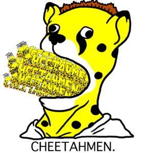 Rating: Safe Score: 0 Tags: 1:1 action_52 anthro brokenshard cheetah cheetahmen e621 felid feline gentlemen grandfathered_content humor male mammal meme simple_background solo white_background User: bunchy7s