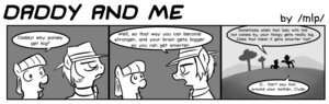 Rating: Safe Score: 0 Tags: anonymous_artist clothing clyde_pie_jr_(mlp) comic dialogue e621 earth_pony english_text equid equine female friendship_is_magic greyscale hasbro hat headgear headwear hi_res horse humor igneous_rock_(mlp) male mammal monochrome my_little_pony pony text User: bunchy7s