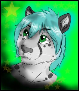 Rating: Safe Score: 0 Tags: anthro blue_hair e621 felid furiarossa green_eyes hair hi_res male mammal pantherine sevrah snow_leopard solo User: bunchy7s
