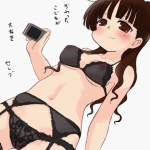 Rating: Questionable Score: 0 Tags: 1girls black_bra black_panties bra breasts brown_eyes brown_hair camera check_translation clothing female garter_belt lingerie long_hair matching_underwear mitsudomoe nipples panties pubic_hair rule34 see-through stockings sugisaki_marina thighhighs translated translation_request underwear yuuichi_(tareme_paradise) User: bunchy7s