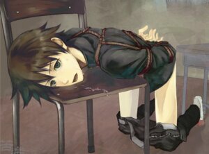 Rating: Explicit Score: 0 Tags: bent_over blue_eyes bondage brown_hair chair desk kneeling male male_only open_mouth pants_pull rule34 saliva school_uniform solo uwabaki User: bunchy7s Rating: Explicit Score: 0 Tags: bent_over blue_eyes bondage brown_hair chair desk kneeling male male_only open_mouth pants_pull rule34 saliva school_uniform solo uwabaki User: bunchy7s