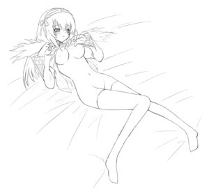 Rating: Explicit Score: 0 Tags: 1girls blush breasts female monochrome no_panties rozen_maiden rule34 shirt_lift solo suigintou terayan tetora thighhighs uncensored User: bunchy7s