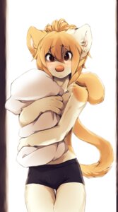 Rating: Safe Score: 0 Tags: blonde_hair bottomwear clothing domestic_cat e621 felid feline felis hair hug hugging_object hugging_pillow jeniak looking_at_viewer male mammal pillow shorts solo tail User: bunchy7s
