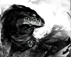 Rating: Safe Score: 0 Tags: 5:4 abstract_art ambiguous_gender amit black_and_white e621 feral monochrome reptile scalie simple_background sketch snake solo User: bunchy7s