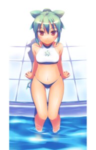 Rating: Questionable Score: 0 Tags: arm_support bare_shoulders bikini blush female female_only hair halter_top halterneck human leaf nanakusa navel original pool red_eyes rule34 shiny shiny_skin solo swimsuit thigh_gap User: bunchy7s