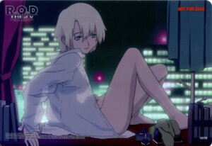 Rating: Questionable Score: 0 Tags: 1girls arm_support barefoot blazer blonde_hair blue_eyes bottomless breasts city clothing curtains dress_shirt female ishihama_masashi large_breasts legs lipstick looking_back makeup medium_breasts night night_sky official_art open_clothes open_shirt phonecard read_or_die rule34 scan shirt short_hair silhouette sitting sky smile solo wendy_earhart window User: bunchy7s