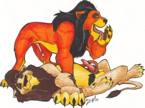Rating: Explicit Score: 0 Tags: 2004 after_sex animal_genitalia animal_penis balls blaquetygriss brown_sheath crayon_(artwork) disney duo e621 erection felid feline_genitalia feline_penis feral feral_on_feral fullbloodlion genitals licking lion male male/male mammal marker_(artwork) mixed_media pantherine penis scar scar_(the_lion_king) sheath tail the_lion_king tongue tongue_out toony traditional_media_(artwork) yellow_balls User: bunchy7s