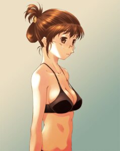 Rating: Explicit Score: 0 Tags: 1girls bra breasts brown_eyes brown_hair cleavage female glasses hair_ornament hair_up hairclip haritama_hiroki lingerie original rule34 solo underwear User: bunchy7s