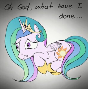 Rating: Safe Score: 0 Tags: aged_down cutie_mark cyb3rwaste e621 equid equine feathered_wings feathers female feral friendship_is_magic guilty hasbro horn low_res mammal my_little_pony mythological_creature mythological_equine mythology princess princess_celestia_(mlp) quadruped royalty sad simple_background solo tail toony white_body white_feathers winged_unicorn wings User: bunchy7s