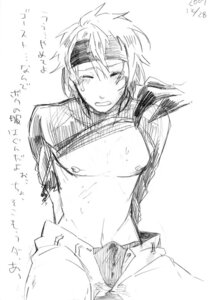 Rating: Explicit Score: 0 Tags: blush closed_eyes clothes front_view male male_only monochrome morty_(pokemon) nipples pokemon rule34 sketch solo tagme User: bunchy7s