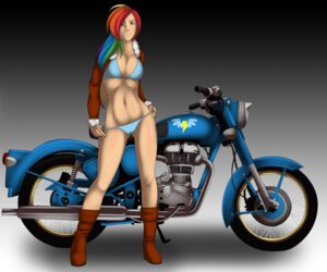 Rating: Questionable Score: 0 Tags: alternate_species boots breasts clothed clothing digital_media_(artwork) e621 female footwear friendship_is_magic hair hasbro human humanized jacket kloudmutt mammal motorcycle multicolored_hair my_little_pony navel not_furry panties purple_eyes rainbow_dash_(mlp) rainbow_hair shoes solo standing topwear underwear vehicle User: bunchy7s