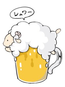 Rating: Safe Score: 0 Tags: alcohol ambiguous_gender beer beverage bovid caprine container cup dialogue domestic_sheep e621 feral fluffy foam food food_creature glass horn japanese_text kirimai mammal micro on_top sheep simple_background solo text translated white_background white_body User: bunchy7s