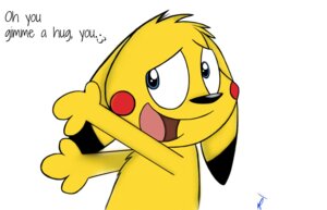 Rating: Safe Score: 0 Tags: 3_fingers :3 avoid_posting big_eyes big_head blue_eyes dipstick_ears e621 ear_markings english_text fingers fur generation_1_pokemon kippykat long_ears male mammal markings multicolored_ears nintendo nude open_mouth open_smile outstretched_arms pikachu pokemon pokemon_(species) rodent simple_background smile solo text toony white_background yellow_body yellow_fur User: bunchy7s