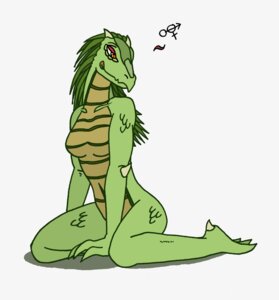 Rating: Safe Score: 0 Tags: absurd_res breasts copypastepony crossgender e621 female green_hair hair hi_res non-mammal_breasts nude reptile scalie scp-682 scp_foundation simple_background solo white_background User: bunchy7s