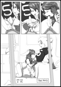 Rating: Explicit Score: 0 Tags: acchan_(arkaid) anthro anthro_on_anthro anthro_penetrated anthro_penetrating anthro_penetrating_anthro arkaid balls black_border border bottomwear bottomwear_down cellphone cheek_tuft clothed clothed_sex clothing comic crossdressing domestic_cat dress duo e621 electronics english_text erection erection_under_clothing facial_tuft felid feline felis fellatio femboy footwear foreskin fur genitals greyscale hair half-closed_eyes hand_on_head happy hi_res humanoid_genitalia humanoid_penis hybrid inside interspecies kneeling lagomorph legwear leporid licking long_foreskin long_hair male male/male male_penetrated male_penetrating male_penetrating_male mammal minoru monochrome multiple_scenes narrowed_eyes open_mouth oral oral_penetration pants pants_down partially_clothed penetration penile penis penis_lick phone rabbit sex shirt shota smile socks tail tail_tuft text text_on_clothing text_on_shirt text_on_topwear the_neon_children the_neon_children:_the_comic tongue tongue_out topwear tuft undressing young young_anthro young_male young_on_young User: bunchy7s