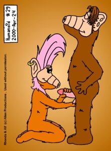 Rating: Explicit Score: 0 Tags: 2000 alf alien balls breasts brown_fur cupping_balls earrings eyelashes female gordon_shumway handjob male pink_hair rhonda_(alf) rule34 straight User: bunchy7s