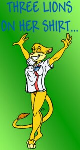 Rating: Safe Score: 0 Tags: anthro bottomless chief_inquisitor clothed clothing e621 felid female hi_res lion mammal pantherine soccer solo sport tail User: bunchy7s