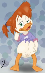 Rating: Explicit Score: 0 Tags: avian bird bottomless cub darkwing_duck disney duck female gosalyn_mallard green_eyes pussy red_hair rule34 special_k young User: bunchy7s