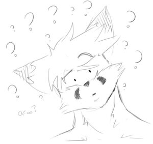 Rating: Safe Score: 0 Tags: anthro confusion e621 hakijagu1 headshot_portrait hybrid male monochrome portrait question_mark ryke solo User: bunchy7s