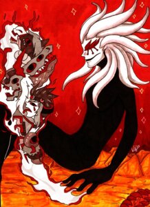 Rating: Safe Score: 0 Tags: 5_fingers black_body bone cherryvincent demon e621 elemental_manipulation equid equine eye_markings eyes_closed fingers fire fire_manipulation hair horse human male mammal markings red_background red_markings shaded side_view signature simple_background sitting skull solo sparkles traditional_media_(artwork) white_hair User: bunchy7s
