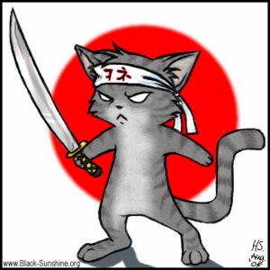 Rating: Safe Score: 0 Tags: 1:1 2005 3_toes :< accessory ambiguous_gender anthro biped domestic_cat e621 empty_eyes feet felid feline felis fur glad grey_body grey_fur grey_hair hair headband hellena holding_melee_weapon holding_object holding_sword holding_weapon japan japanese_text low_res mammal melee_weapon ninja plantigrade simple_background solo standing stripes sword text toes translated warrior weapon white_background white_eyes User: bunchy7s