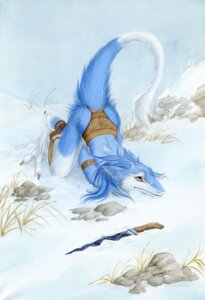 Rating: Explicit Score: 0 Tags: 2011 anthro ass_up bdsm biped blue_theme bodily_fluids bondage bound clothed clothing cum cum_on_back cum_on_face cum_on_muzzle e621 genital_fluids hunter knife lying male mammal markus_(dowantanaccount) nekoart on_front outside raised_tail rope sergal skimpy snow solo submissive submissive_male tail traditional_media_(artwork) winter User: bunchy7s