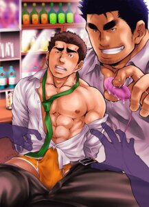 Rating: Explicit Score: 0 Tags: 2boys abs alcohol bar bara beverage_glass black_hair brown_eyes brown_hair bulge drugged erect_nipple erection erection_under_clothes exposed_nipple facial_hair gay highres male male_only muscles muscular naughty_face necktie one_eye_half-closed open_mouth open_shirt out_of_frame pants_open pecs penis penis_under_clothes precum precum_through_underwear rule34 saloon smile spread_legs sweatdrop terujirou_(masateruteru) text underwear vibrator yaoi User: bunchy7s