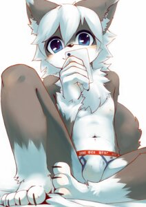 Rating: Questionable Score: 0 Tags: anthro bangs biped blush bottomwear briefs bulge cellphone chest_tuft clothed clothing countershading crotch_lines domestic_cat e621 electronics felid feline felis fur hair hair_between_eyes kemono kuroisumi looking_at_viewer male male_anthro mammal multicolored_bottomwear multicolored_briefs multicolored_clothing navel nipples phone simple_background sitting smartphone smile solo topless tuft underwear white_background white_hair young young_anthro young_male User: bunchy7s