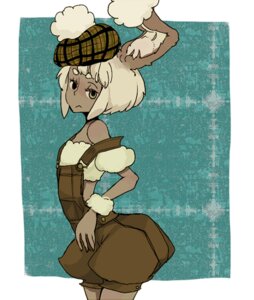 Rating: Safe Score: 0 Tags: alternate_species alternative_fashion animal_humanoid brown_body brown_fur brown_skin clothed clothing e621 female frown fur generation_4_pokemon hair hat headgear headwear humanoid humanoidized j-fashion lagomorph long_ears looking_aside looking_at_viewer lopunny mammal nintendo ouji_(fashion) overalls patepattey pokemon pokemon_(species) pokemorph short_hair side_view solo standing wool_(fur) User: bunchy7s