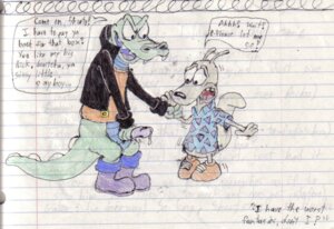 Rating: Explicit Score: 0 Tags: anthro cum_drip furry gay green_skin half_naked imminent_rape male male_only marsupial nickelodeon pantsless penis reptile rocko rocko's_modern_life rule34 tagme tan_fur timon-berkowitz wallaby yaoi User: bunchy7s