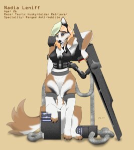 Rating: Safe Score: 0 Tags: blue_eyes canid canine clothing e621 female glass gun hat hc_svnt_dracones headgear headwear hi_res mammal nadia_leniff ranged_weapon severus solo tail taur vector_(hsd) weapon User: bunchy7s