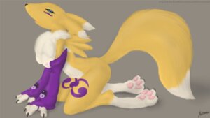 Rating: Questionable Score: 0 Tags: 16:9 anthro armwear bandai_namco black_sclera blue_eyes breasts bridal_gauntlets butt canid canine chest_tuft claws clothing countershading digimon digimon_(species) dipstick_tail e621 elbow_gloves facial_markings feet female fur gloves handwear head_markings hi_res hindpaw hitsunekun looking_at_viewer mammal markings mostly_nude multicolored_body multicolored_fur multicolored_tail navel paws renamon solo tail tail_markings tuft two_tone_body two_tone_fur two_tone_tail white_body white_fur white_tail white_tail_tip widescreen yellow_body yellow_fur yellow_tail yin_yang User: bunchy7s
