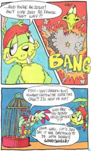 Rating: Safe Score: 0 Tags: ambiguous_gender anthro avian bird cage clothing comic dialogue e621 english_text epic_games feral group hare jazz_jackrabbit jazz_jackrabbit_(series) kerchief lagomorph leporid male mammal nick_stadler official_art prisoner reptile scalie text toony turtle User: bunchy7s
